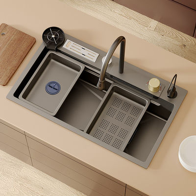 Lavabo in acciaio inossidabile personalizzabile con lavandino facile da pulire e capacità di 12 litri