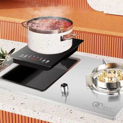 Cassa termoelettrica protettiva per stufa a gas a vetro a seta temperata in cucina