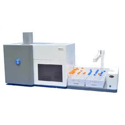 Spettrometro di fluorescenza atomica per l'analisi delle tracce di campioni di 60 kg