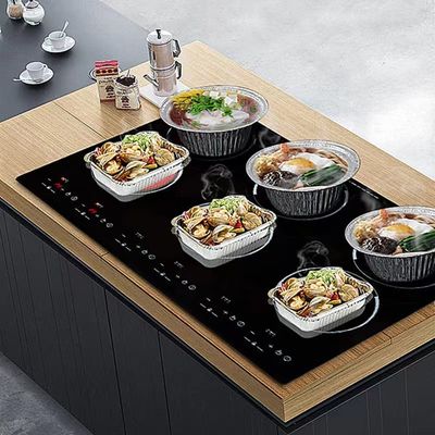 Potenza Cucina a induzione domestica Numero di bruciatore elettrico 5 Cucina radiante