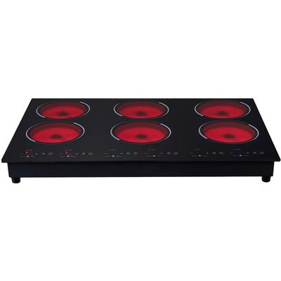 Cucina a induzione elettrica in ceramica liscia 2200W per la cottura a caldo e radiante