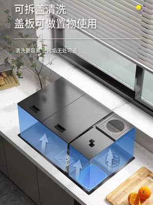 Moderno design ambientale calcestruzzo vanità lavandino per bagni hotel lavandino