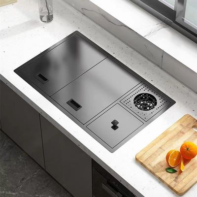 Moderno design ambientale calcestruzzo vanità lavandino per bagni hotel lavandino