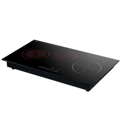 Induzione multifunzionale a radiante con potenza di 2200W e superficie in ceramica/vetro