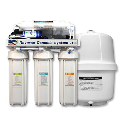 Purificatore d'acqua per osmosi inversa a 6 fasi con capacità di 75GPD e membrana RO