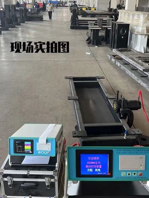 Apparecchiatura per l'invecchiamento da vibrazione 12T controllata tramite applicazione per la riduzione dello stress delle fusioni saldate