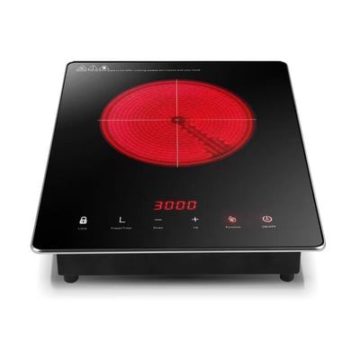 Cucina a induzione commerciale quadrata 220V 2000w con accensione ceramica piezoelettrica