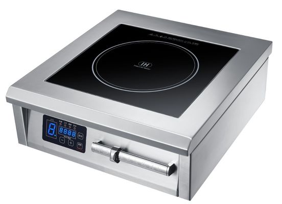 Cucina a induzione commerciale quadrata 220V 2000w con accensione ceramica piezoelettrica