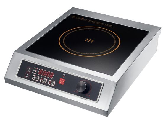 Cucina a induzione commerciale quadrata 220V 2000w con accensione ceramica piezoelettrica