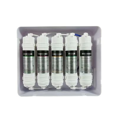 Purificatore dell'acqua per l'acqua potabile a osmosi inversa a 6 fasi Filtro dell'acqua RO bianco Capacità 75GPD