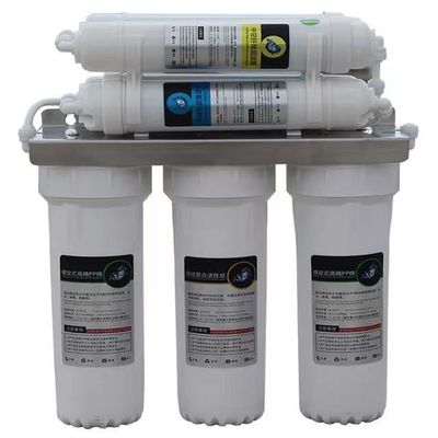 Purificatore d'acqua ad osmosi inversa a 5 fasi per uso domestico a muro con funzione di acqua calda