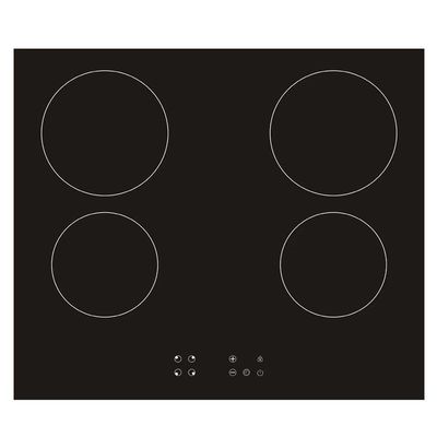 4 Bruciatore Cucina a induzione nera con estrazione DIAMOND 60 Made in Italy Design