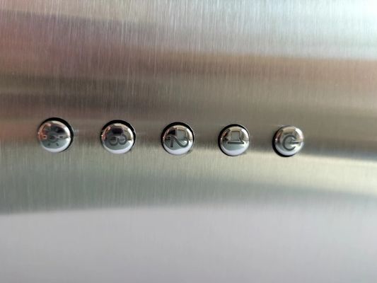Tasso di rimozione del fumo del 95% Fumo di cucina Esp Cappuccio di scarico e camino SS