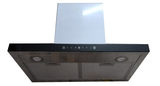 220V in acciaio inossidabile vetro temperato grande aspirazione doppia aspirazione range cappuccio per cucina