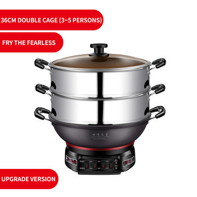 2021 Wok in acciaio inossidabile non appiccicoso e set di pentole per le esigenze di frittura profonda delle uova commerciali