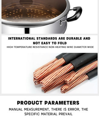 220V Padella elettrica a rivestimento antiaderente per cucina multifunzione e a prova di scottamento