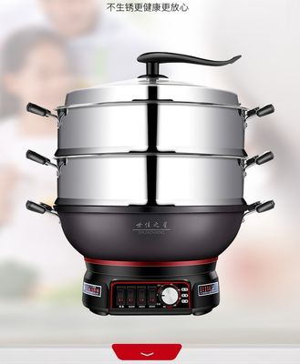 Controllo della temperatura intelligente Padella di frigo in acciaio inossidabile non appiccicoso per la cottura 2021