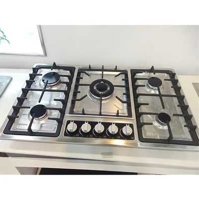 Cassa protettiva vetro temperato 5 bruciatore stufa a gas per apparecchiature da cucina