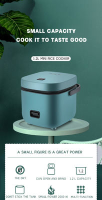 Cucina di riso a basso contenuto di zuccheri intelligente con contenitore interno antiaderente e funzionalità intelligenti