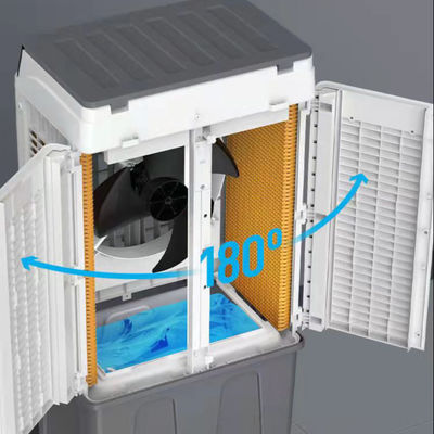 Fabbricazione di raffreddatori d'aria a vaporizzazione industriali portatili da 6000 cmh con muffe private