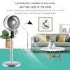 Prendi il ventilatore oscillante da 16 pollici con 5 lame AS a controllo remoto e motore AC