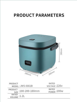 Coppa di misura Cucina a riso antiaderente 1.8L/2.2L/2.8L Fonte di alimentazione elettrica CE/CB/RoHs
