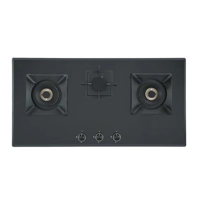 Home Commerciale Blu migliore stufa a fiamma Stand Wok Cucina a gas Cucina a doppia cottura Cucina 3 bruciatori