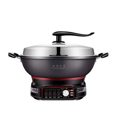 Panna da cucina multifunzione nera senza attacco elettrica per una cucina comoda