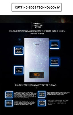 Caldaia a gas a condensazione completamente premixata per risparmio energetico da riscaldamento rapido