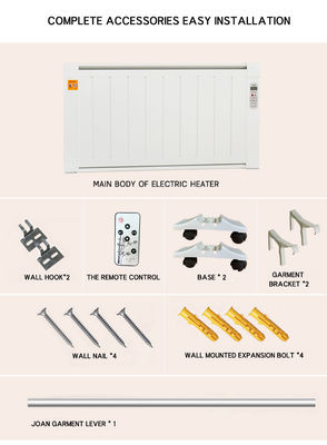 Rimanete caldi nel vostro giardino riscaldatore elettrico da 500W per risparmiare energia in inverno