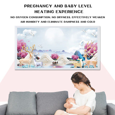 Metodo di riscaldamento spaziale radiante Parete elettrico Far Infrared Carbon Crystal Panel Heater