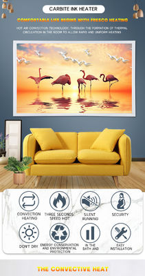 Metodo di riscaldamento spaziale radiante Parete elettrico Far Infrared Carbon Crystal Panel Heater
