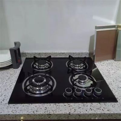 Cucina a gas in acciaio inossidabile 4 bruciatori