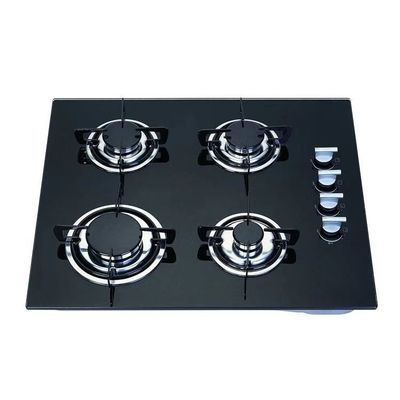 Cucina a gas in acciaio inossidabile 4 bruciatori