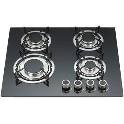 Cucina a gas in acciaio inossidabile 4 bruciatori