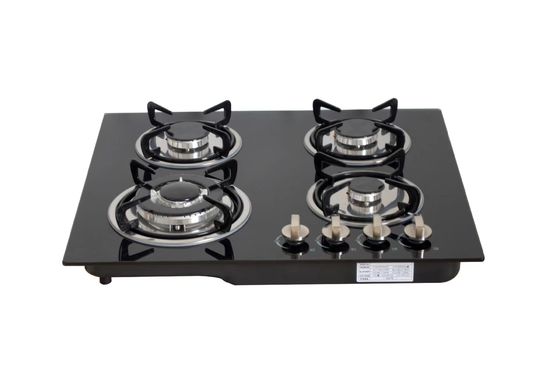 Cucina a gas in acciaio inossidabile 4 bruciatori