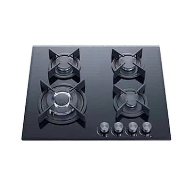 Cucina a gas da 60 cm con vetro temperato e 4 bruciatori