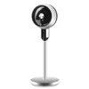 Ventilatore solare ricaricabile portatile con alimentazione elettrica e tre velocità del vento