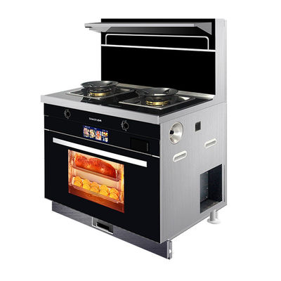 Cucina a gas integrata con cappuccio a basso rumore Rostita a vapore con micro-vapore e forno