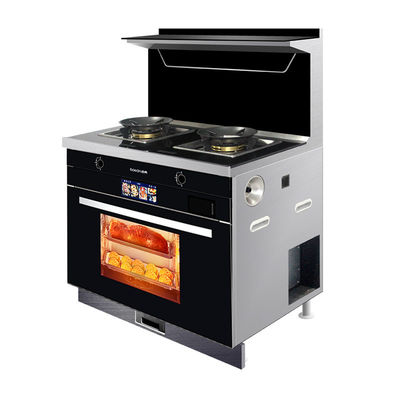 Forno nero multifunzione 2022 Cucina a gas con cottura a doppia cottura e fonte di alimentazione