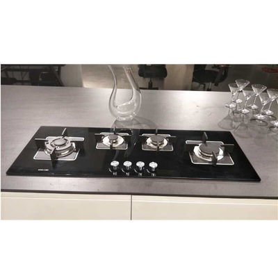 Cucina a gas in acciaio inossidabile a accensione automatica 4 bruciatore per stufa integrata in cucina