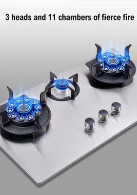 Cucina a gas Wok a fiamma blu per accensione elettronica 220v domestica e commerciale