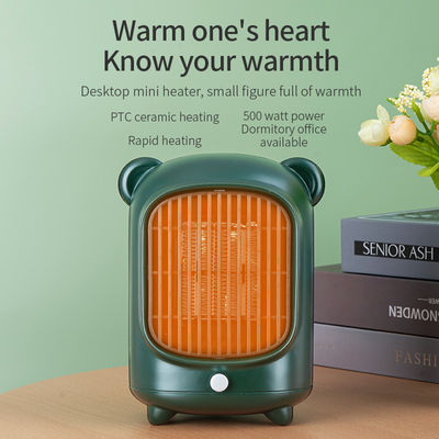 500W PTC Ceramica Ventilatore elettrico portatile Smart Personal Mini Retro Space Heater Con CE