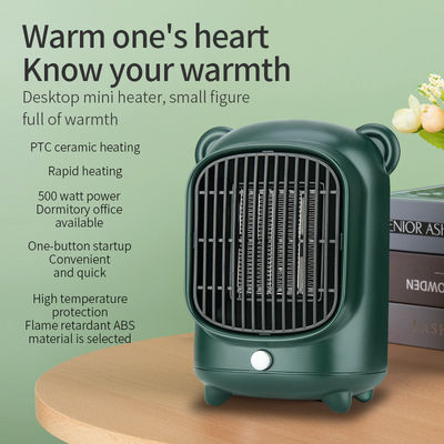 500W PTC Ceramica Ventilatore elettrico portatile Smart Personal Mini Retro Space Heater Con CE