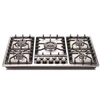 Cucina a gas a combustione elettrica a accensione automatica 5 220v