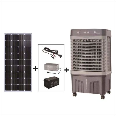 60L Solar Power Industrial Mobile Portable Evaporative Air Cooler con comando di interruttore