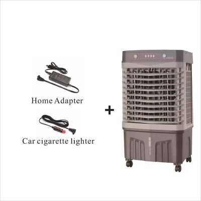 60L Solar Power Industrial Mobile Portable Evaporative Air Cooler con comando di interruttore