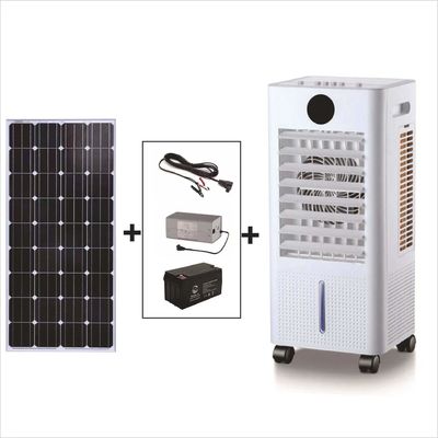 60L Solar Power Industrial Mobile Portable Evaporative Air Cooler con comando di interruttore