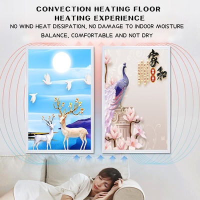 220V-240V/50Hz Immagine elettrica montata a parete IR pannelli di riscaldamento per pittura personalizzati