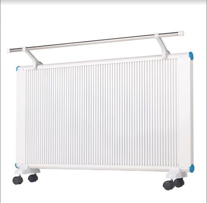 Pannello di riscaldamento ad infrarossi di cristallo bianco a carbonio montato a muro con funzione impermeabile